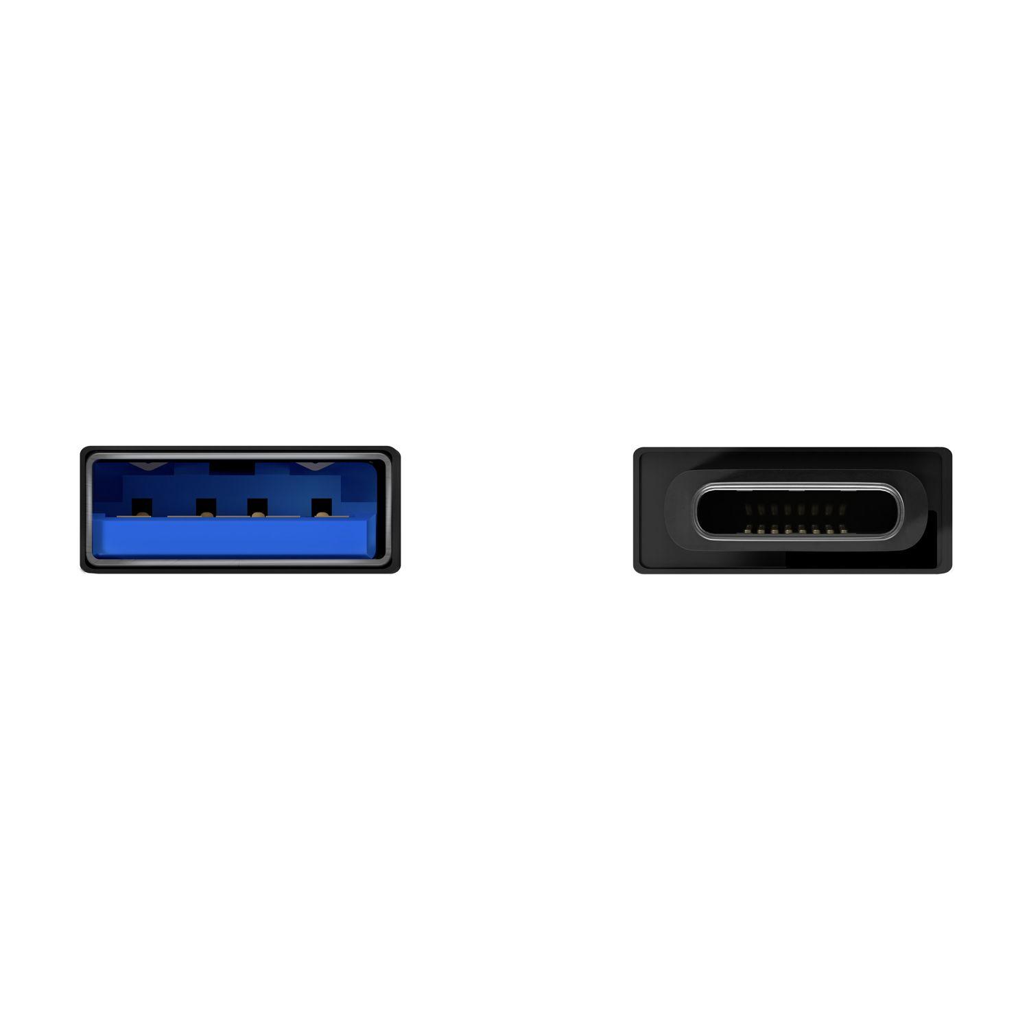 Mini Adaptador USB-C para USB-A AISENS A108-0717 (USB-A - USB-C - Preto) — miniatura 2