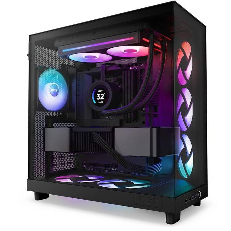 Ventoinha Dupla NZXT F240 RGB CORE (Plástico e borracha - Multicor - Preto), miniatura 5
