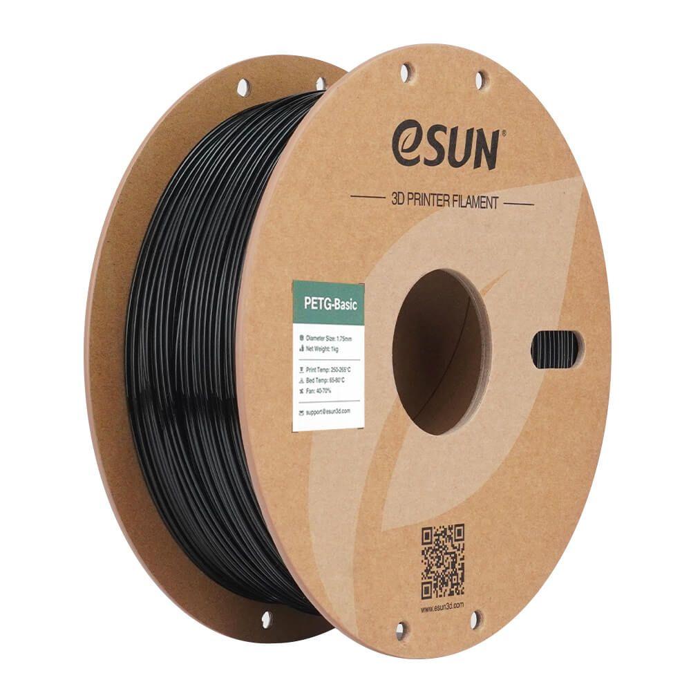Filamento 3D ESUN PETG-BASIC175B1P1 (Preto)
