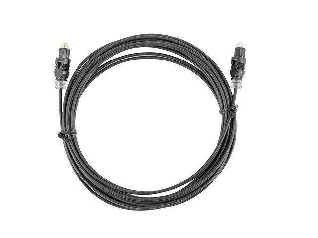 Cabo Ótico de Áudio Digital LANBERG CA-TOSL-10CC-0020-BK (TOSLINK - Preto)