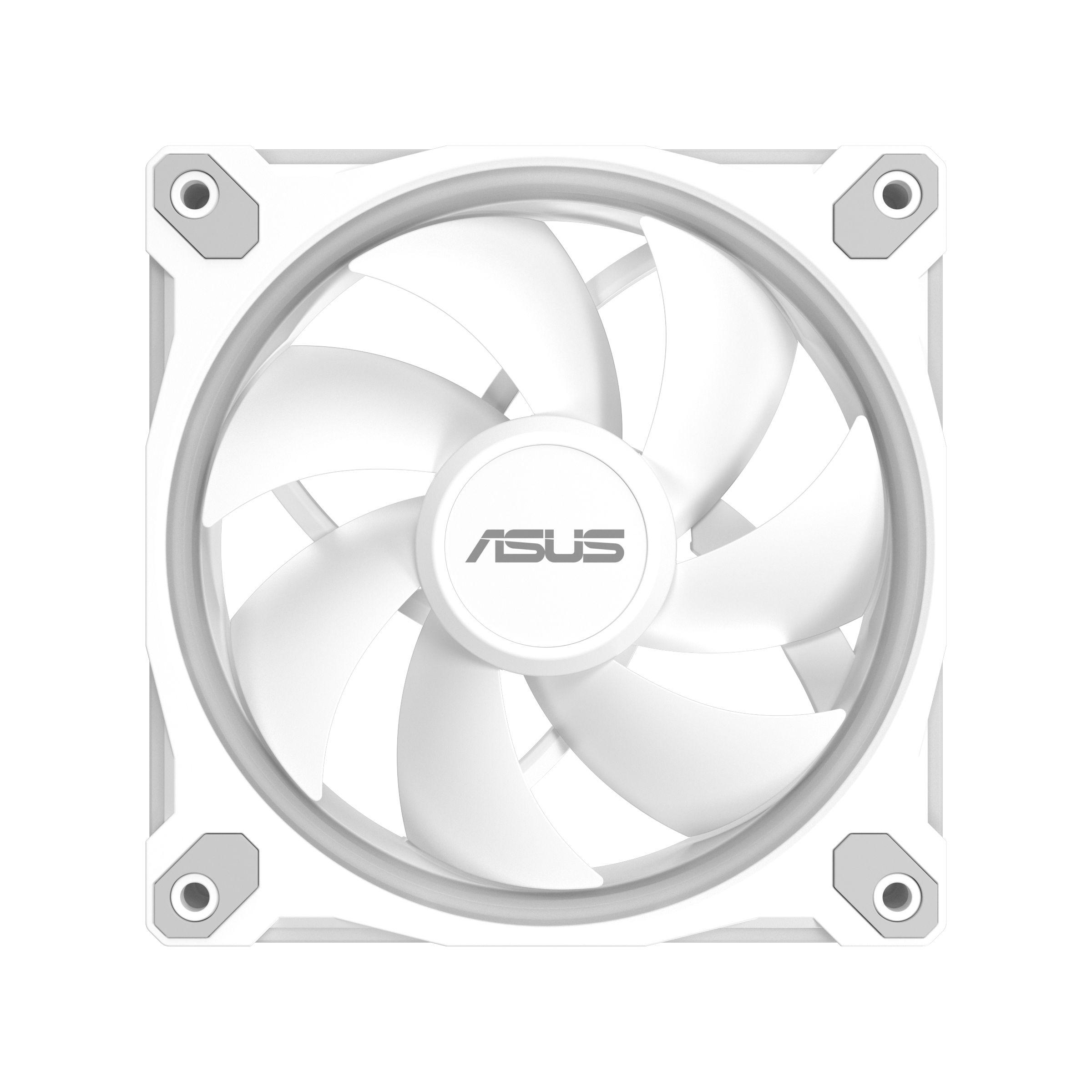 Conjunto de Ventoinhas para Caixa PC ASUS Prime MR120 ARGB White 3in1 (Branco) — miniatura 15