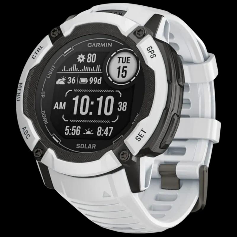 Smartwatch GARMIN Instinct 2X Solar (Redondo - MIP - 1,1" - Branco) — miniatura 2