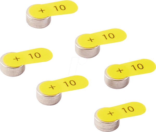Pilhas para Aparelho Auditivo INTENSO Energy Ultra A10 (Amarelo), miniatura 3