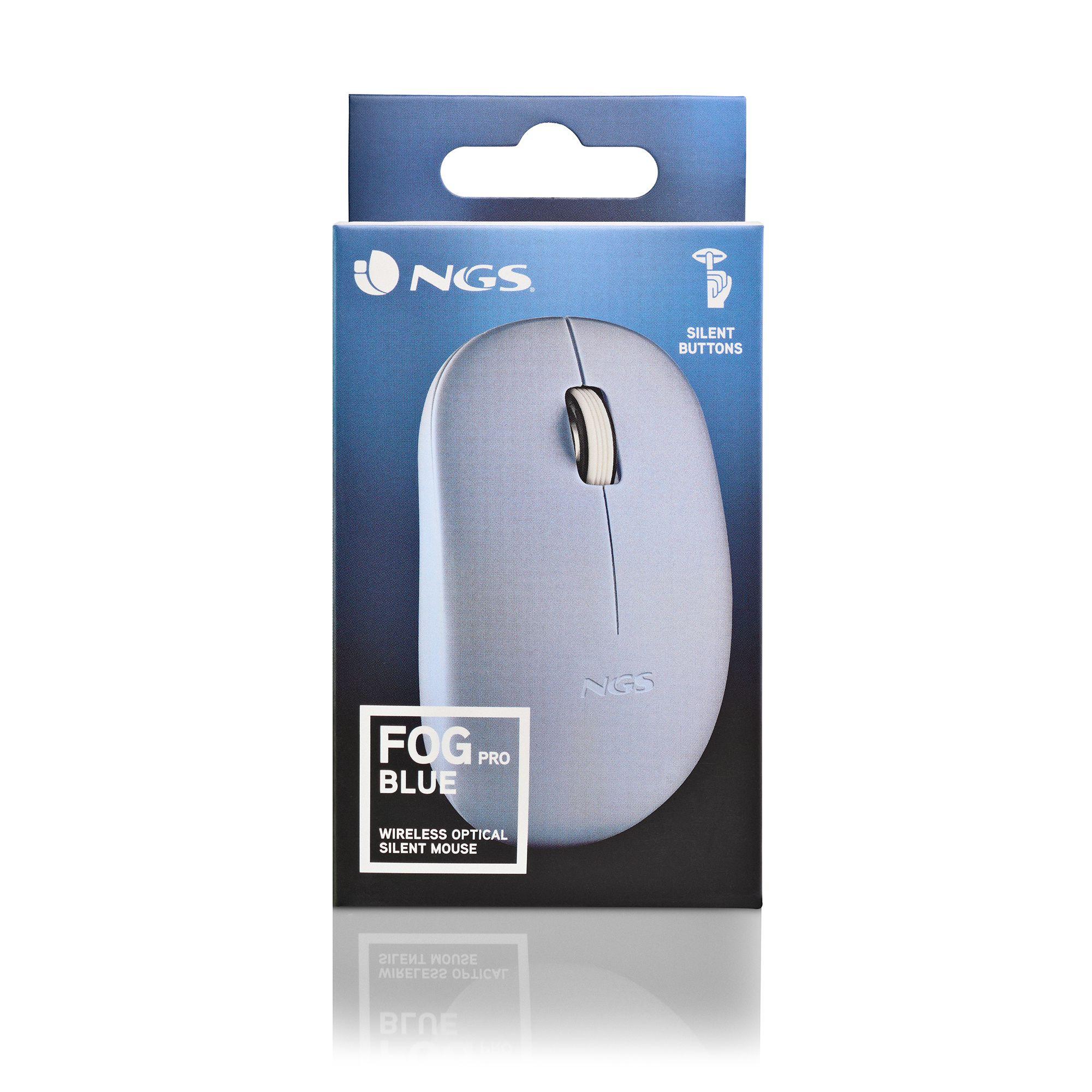 Rato NGS FOG PRO (Ambidestro - 1000 DPI - Ótico - Azul), miniatura 6