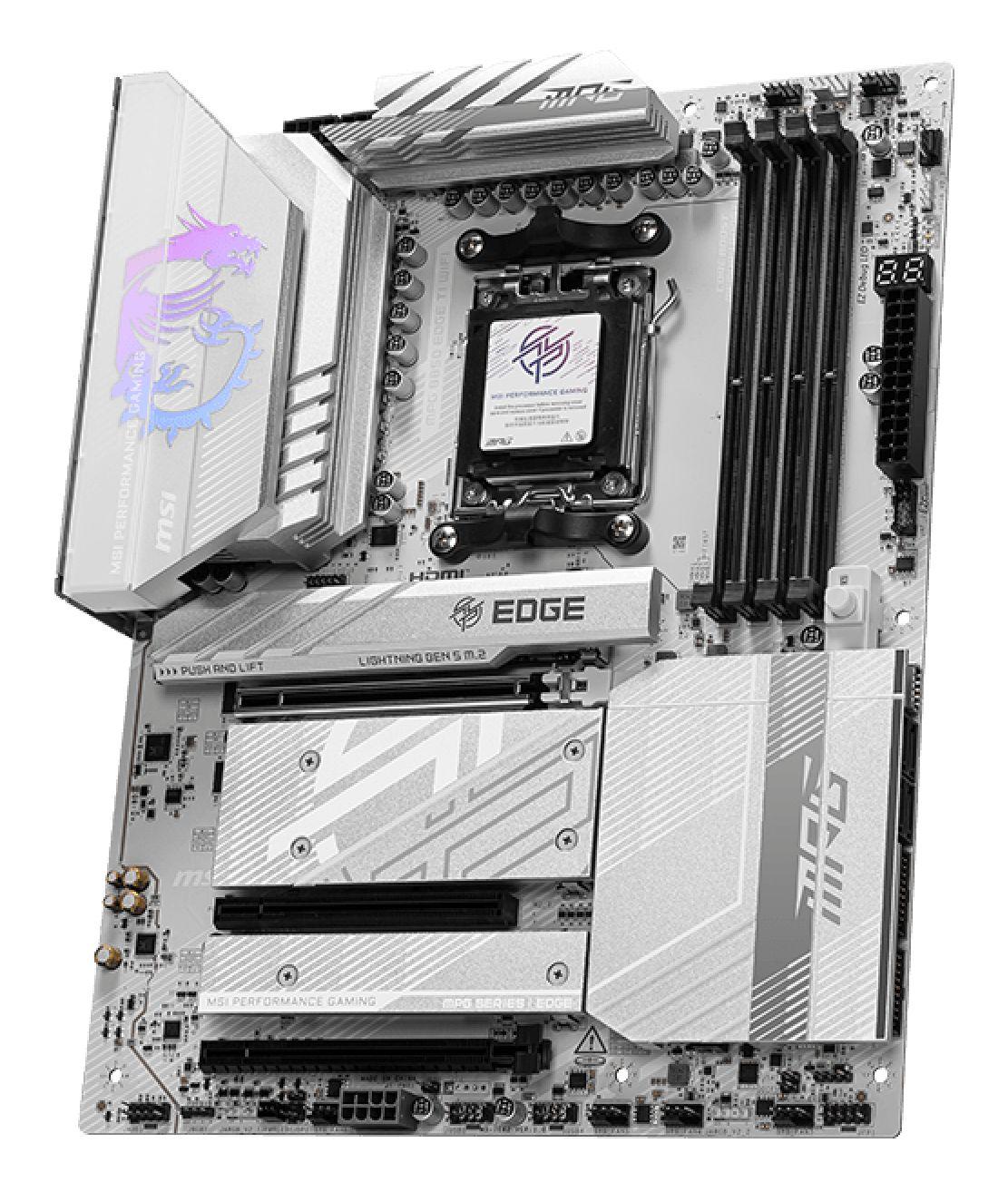 Motherboard MSI MPG B850 EDGE TI WIFI (AM5 - ATX - Duplo canal - Branco), miniatura 3