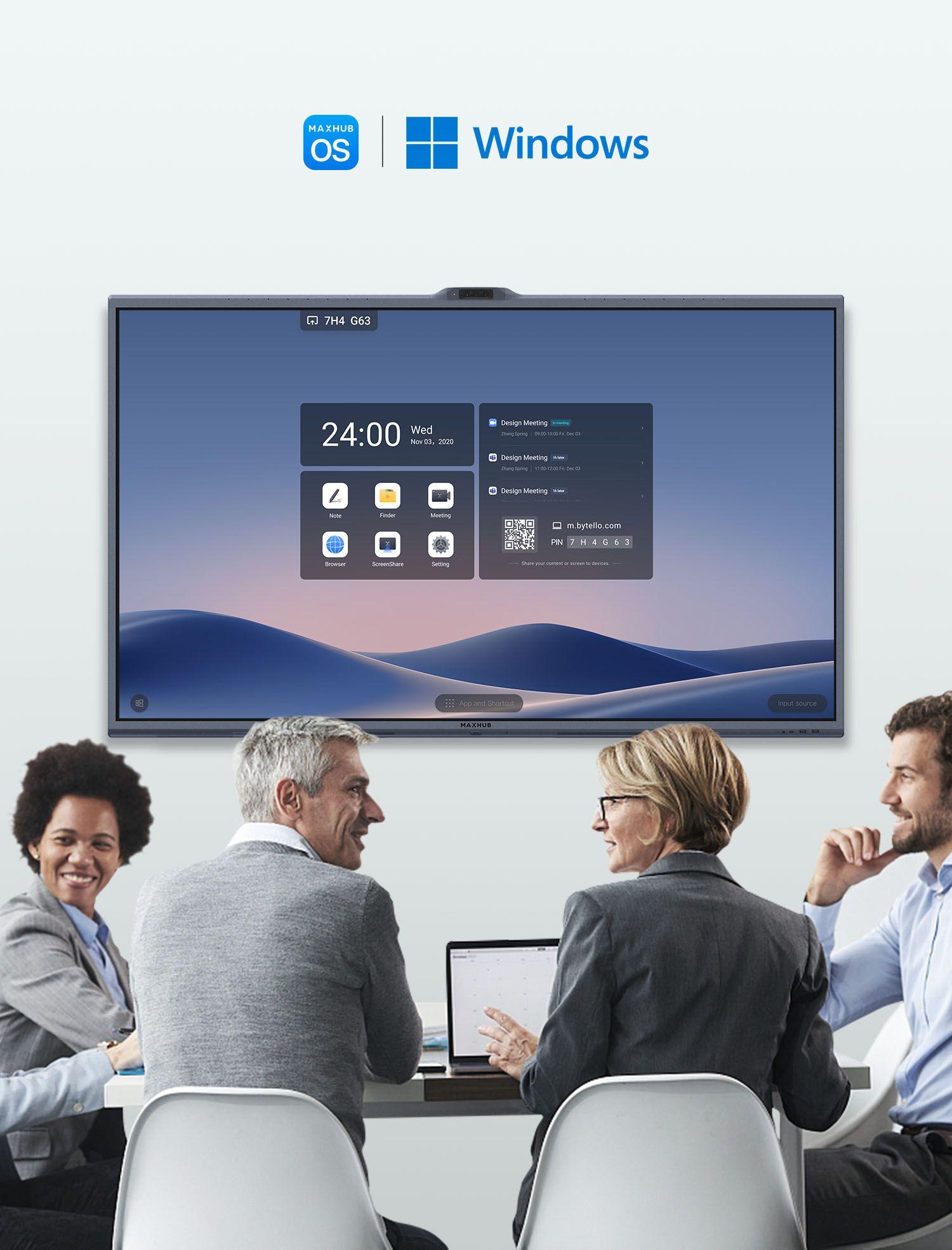Monitor Interativo MAXHUB XBoard V7 Series V6550 (65" - 4K Ultra HD - Cinzento) — miniatura 8