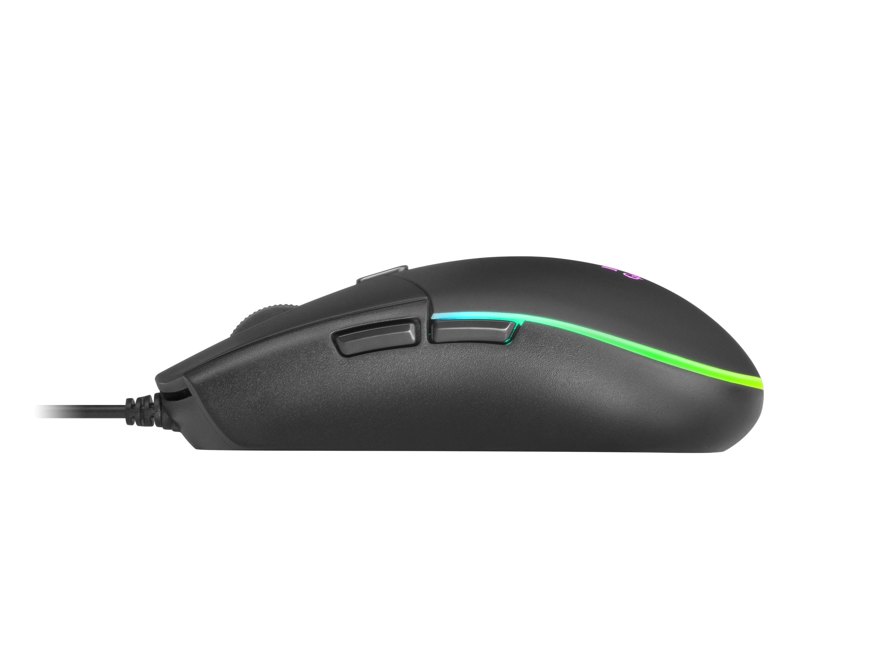 Conjunto Teclado e Rato MARS GAMING MCPTKL (Espanhol - Membrana - Tamanho completo - Preto) — miniatura 9