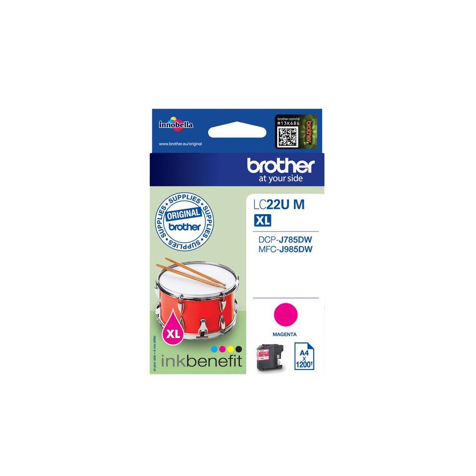 Tinteiro BROTHER LC22UM (1200 páginas - Magenta) — miniatura 3