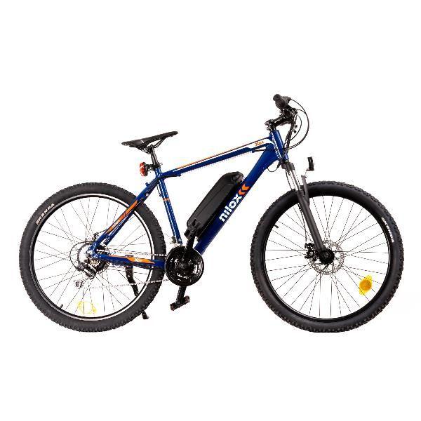 Bicicleta Elétrica NILOX X6 PLUS (250 W - 27,5" - Autonomia até 90 km - Preto/Azul)