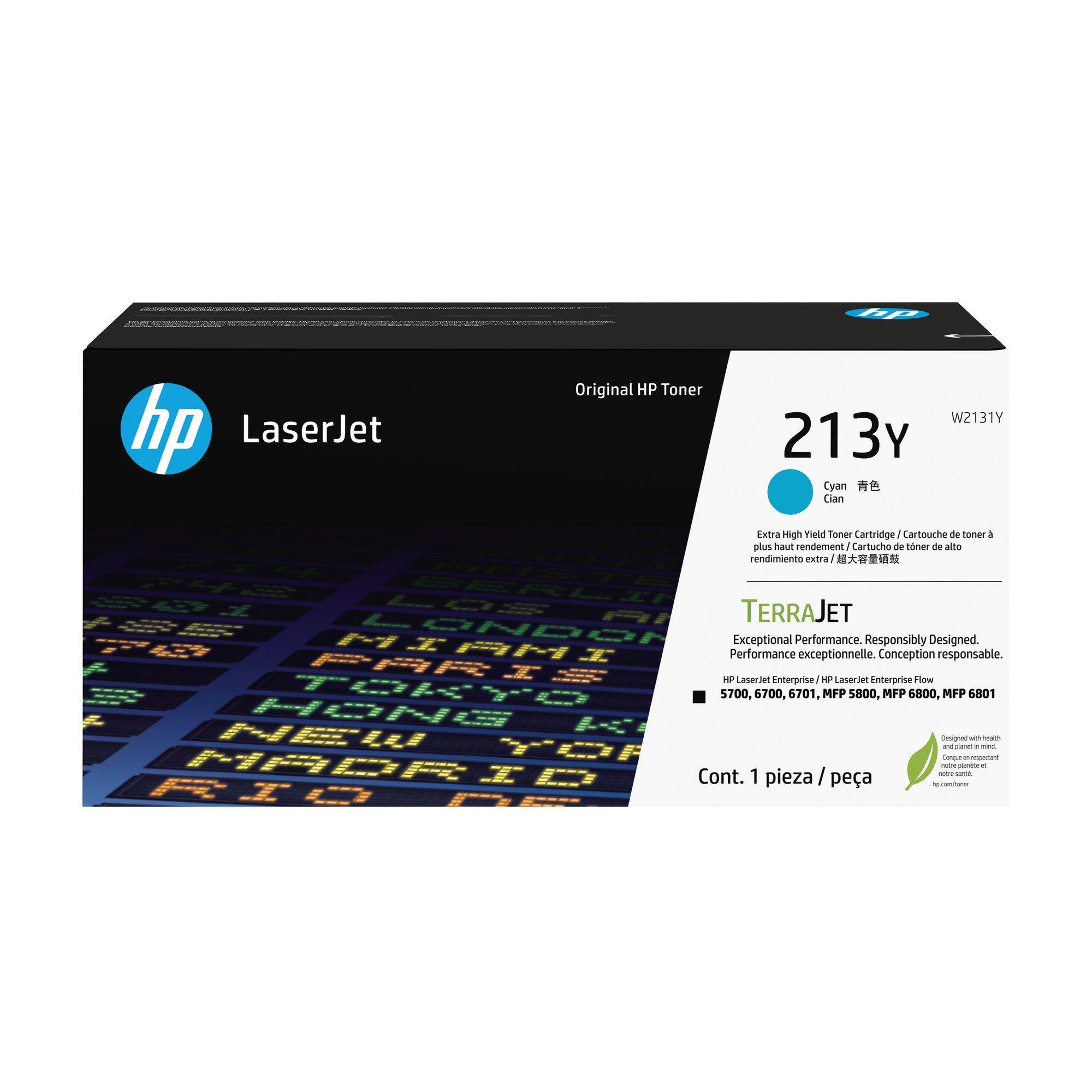 Toner HP W2131Y / 213Y (12 000 páginas - Ciano)