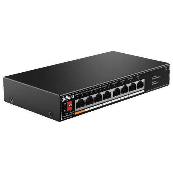 Switch DAHUA DH-SF1008LP (Fast Ethernet - 10,100 Mbit/s - 0,768 MB - Preto), miniatura 2