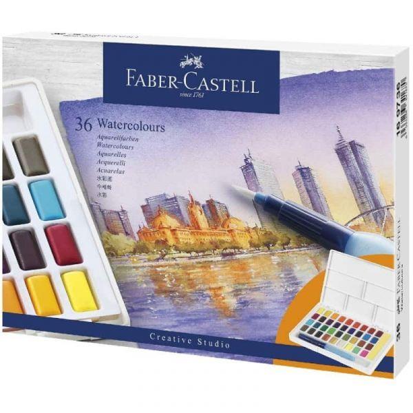 Estojo de Aguarelas FABER-CASTELL 169736 (Multicor)