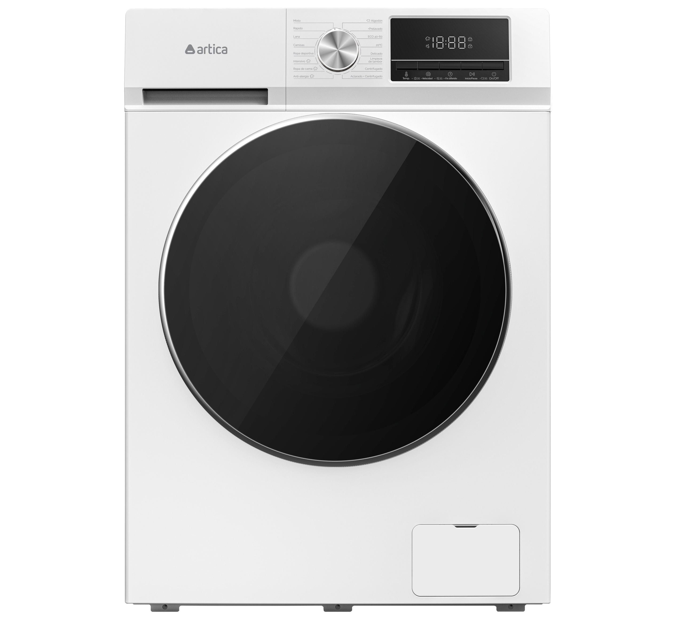 Máquina de Lavar Roupa ARTICA AQUALINE7AB2 (1200 RPM - Altura 85 cm - 85 cm - Branco)