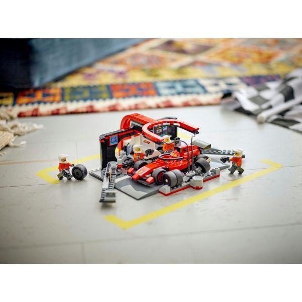 LEGO 60443 City Boxe de F1® e Equipa da Boxe com Carro da Ferrari (6+ anos - 322 peças), miniatura 4