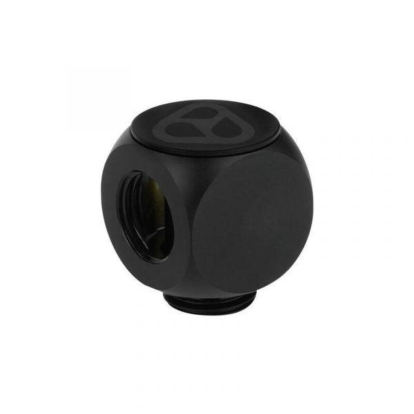 Conector em T Rotativo THERMAL GRIZZLY DeltaMate (G1/4" - Preto)