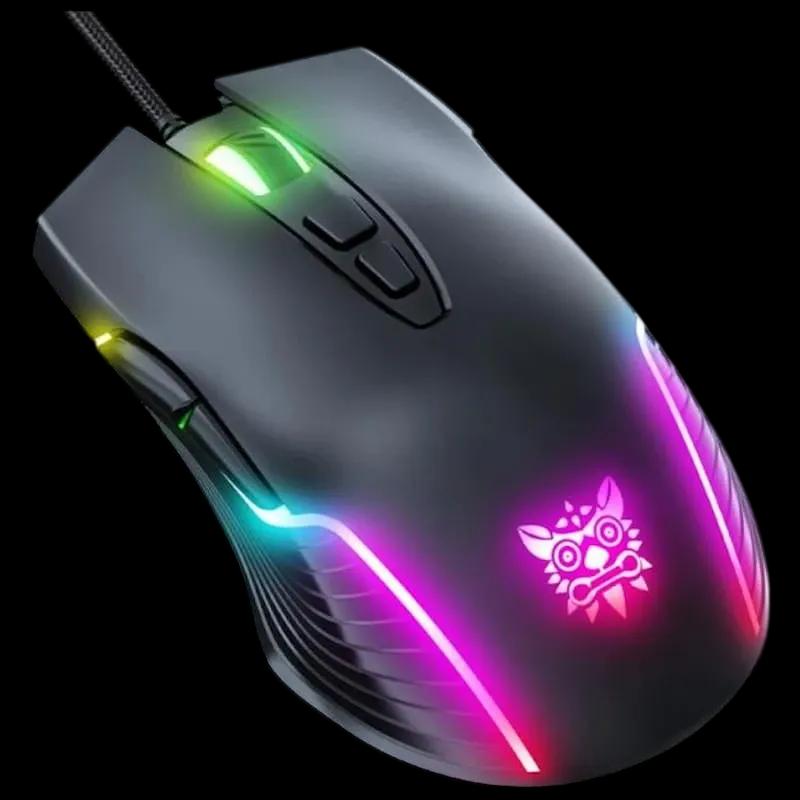 Rato ONIKUMA CW905B (Ambidestro - 6400 DPI - Ótico - Preto)