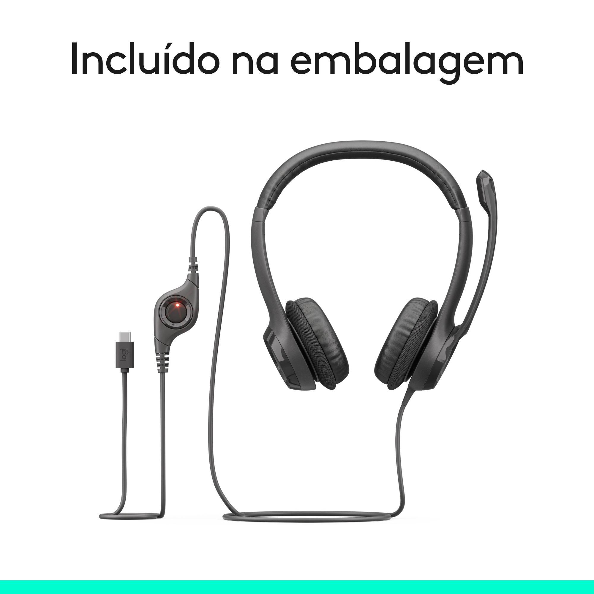 Headset LOGITECH H390 (Binaural - Com fios - Supra-aural - Preto), miniatura 13