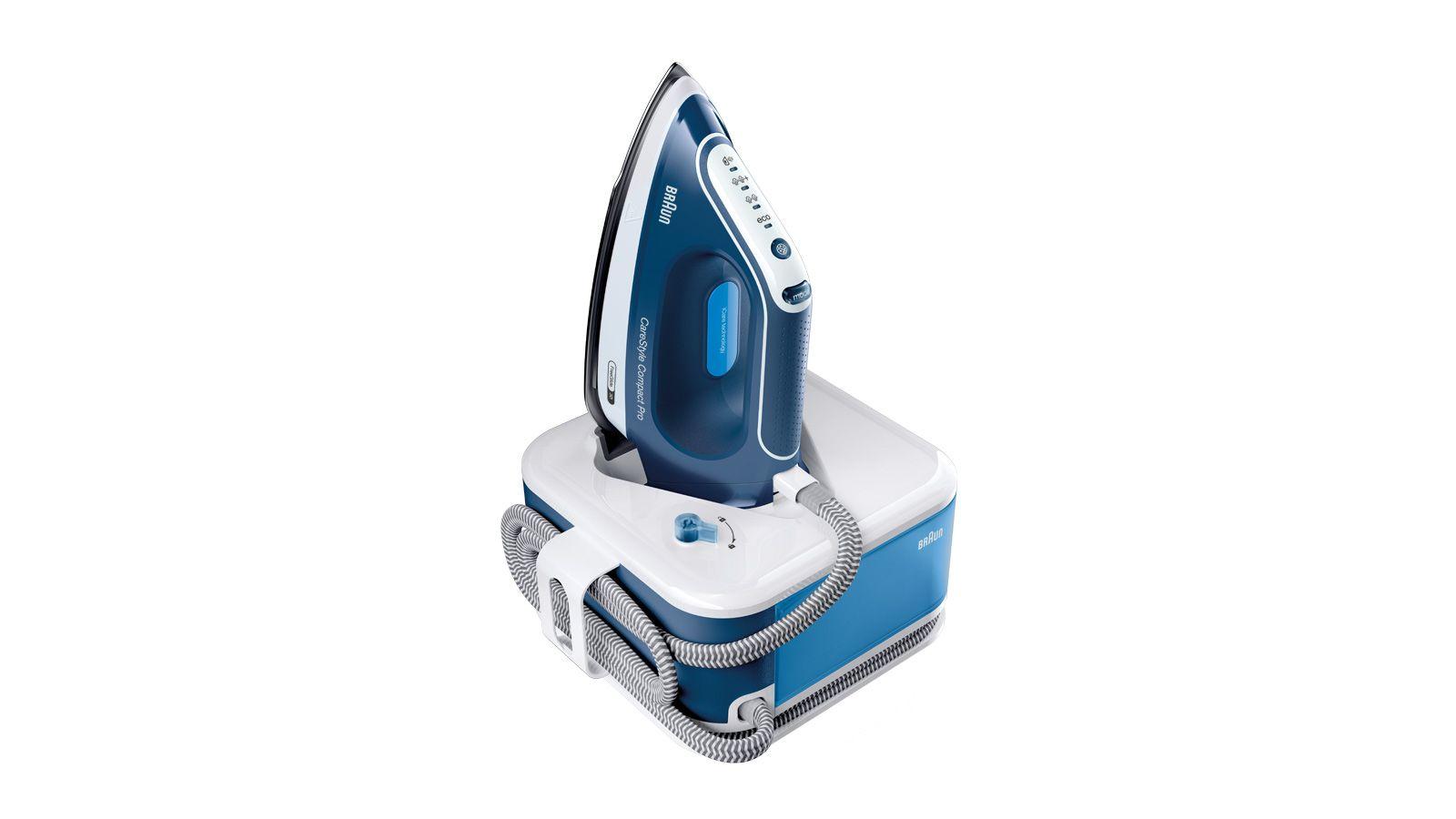 Centro de Engomar BRAUN IS2565BL (2400 W - 1,5 l - 6,5 bar - Azul e Branco)