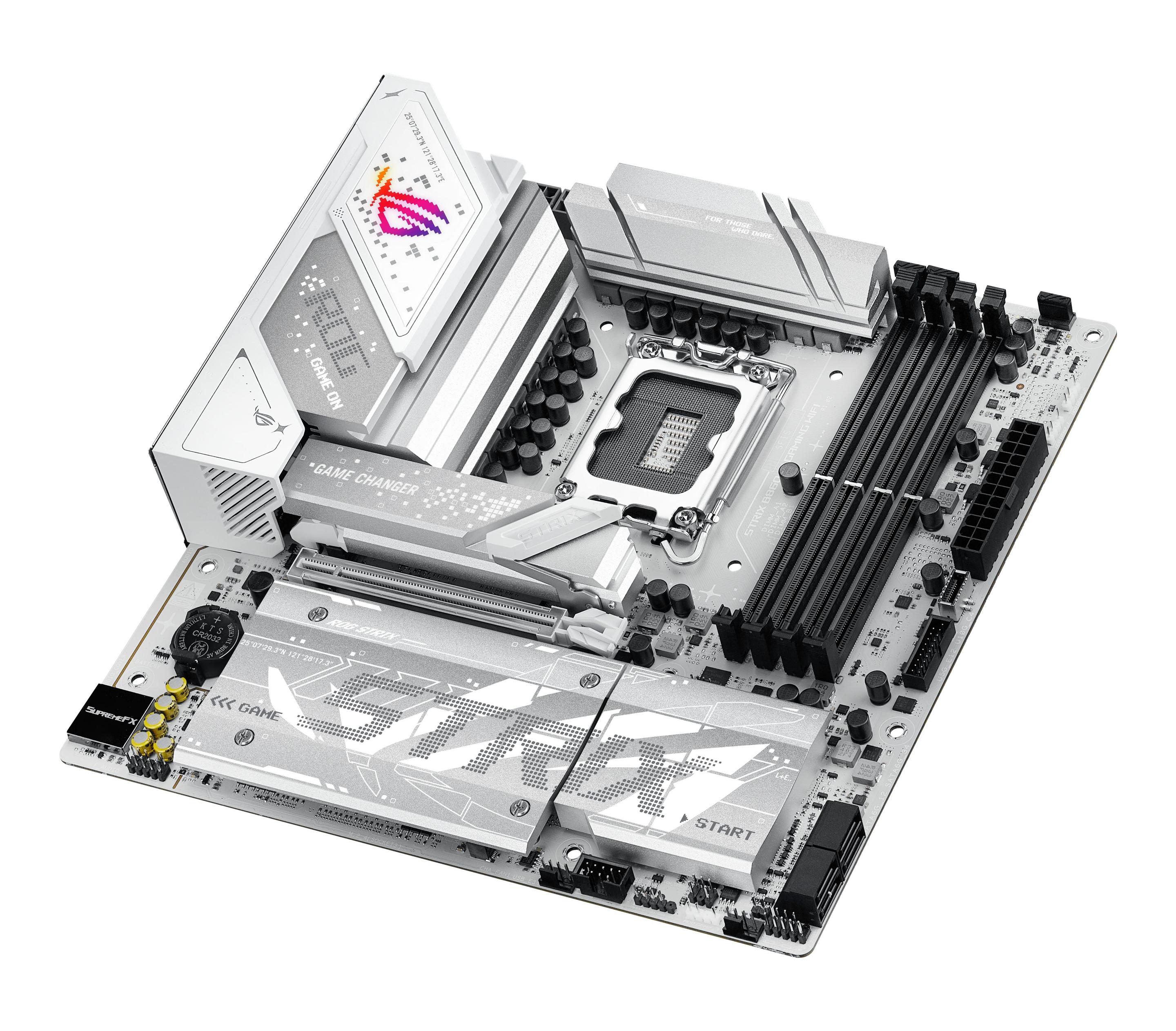 Motherboard ASUS ROG STRIX B860-G GAMING WIFI (LGA 1851 (Socket V1) - Intel Core Ultra - micro-ATX - Branco), miniatura 9