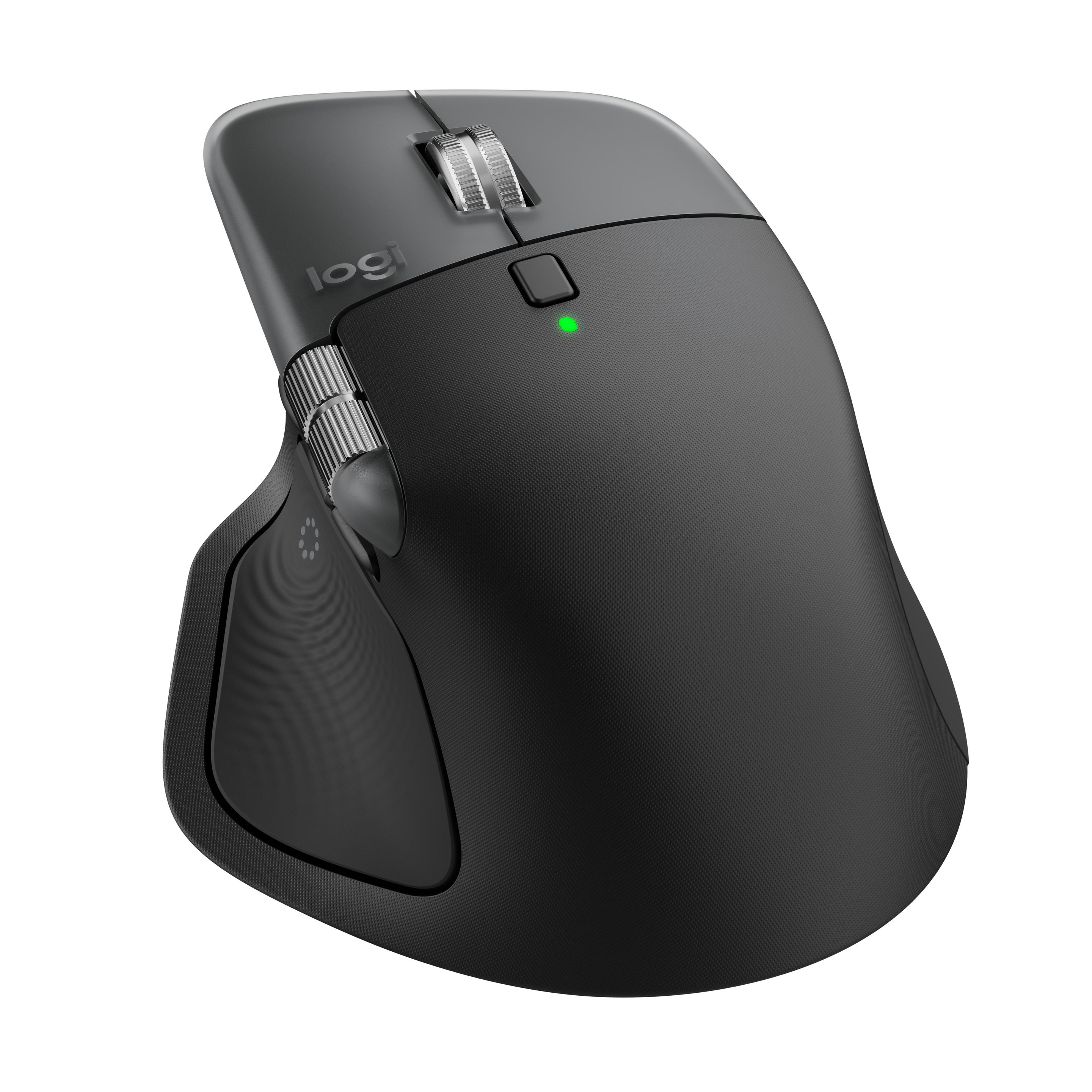 Rato LOGITECH MX Master 4 for Mac (Mão direita - 8000 DPI - Laser - Preto Espacial) — miniatura 4
