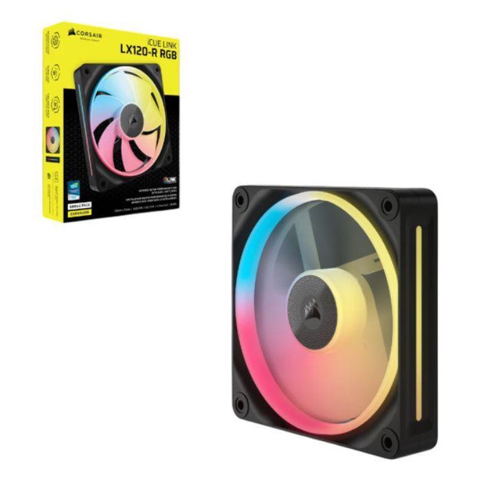 Ventoinha para Caixa PC CORSAIR iCUE LINK LX120-R RGB (Multicor - Preto), miniatura 3