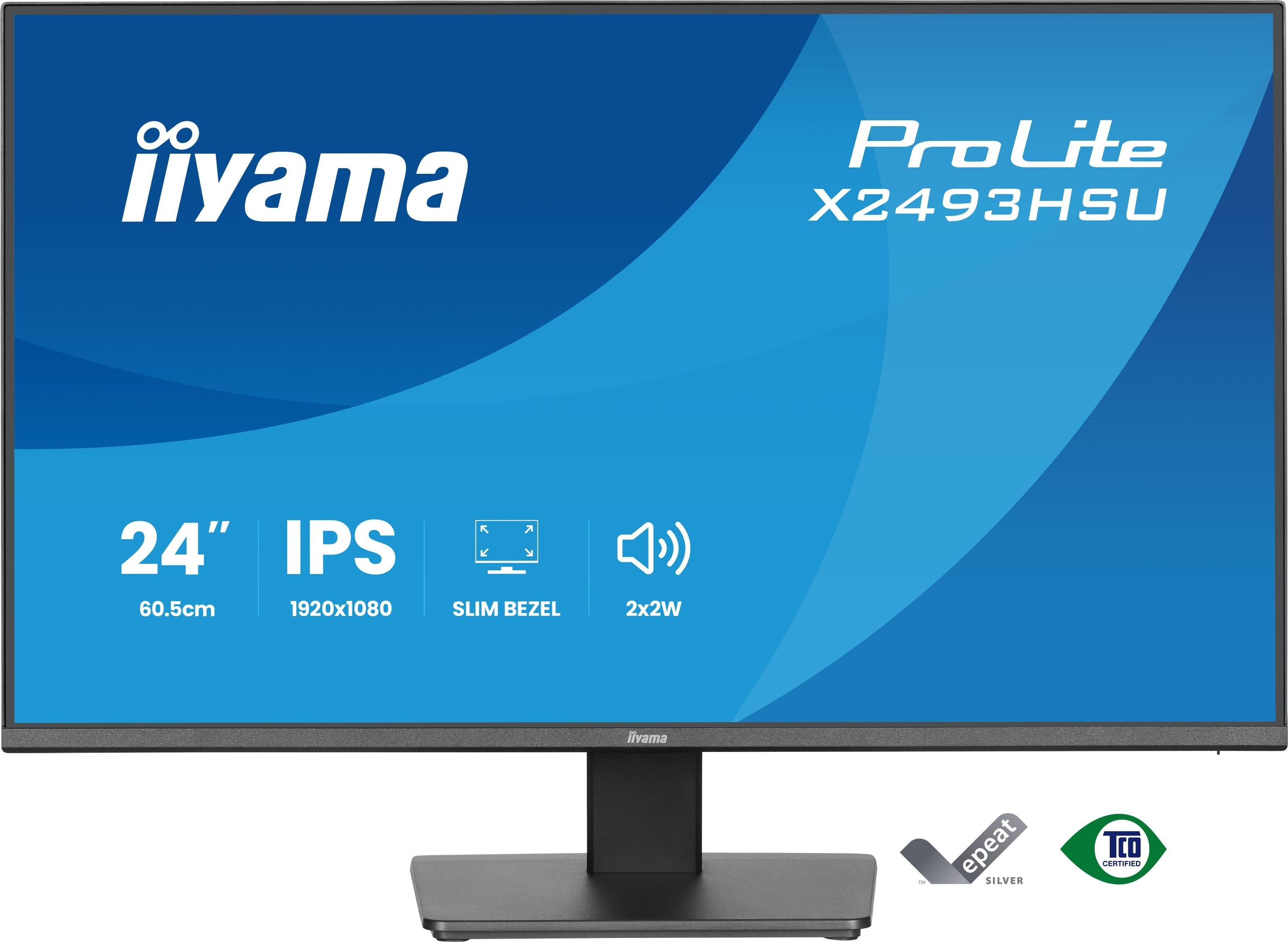 Monitor IIYAMA ProLite X2493HSU-B1 (23,8" - IPS - 120 Hz - Preto) — miniatura 2
