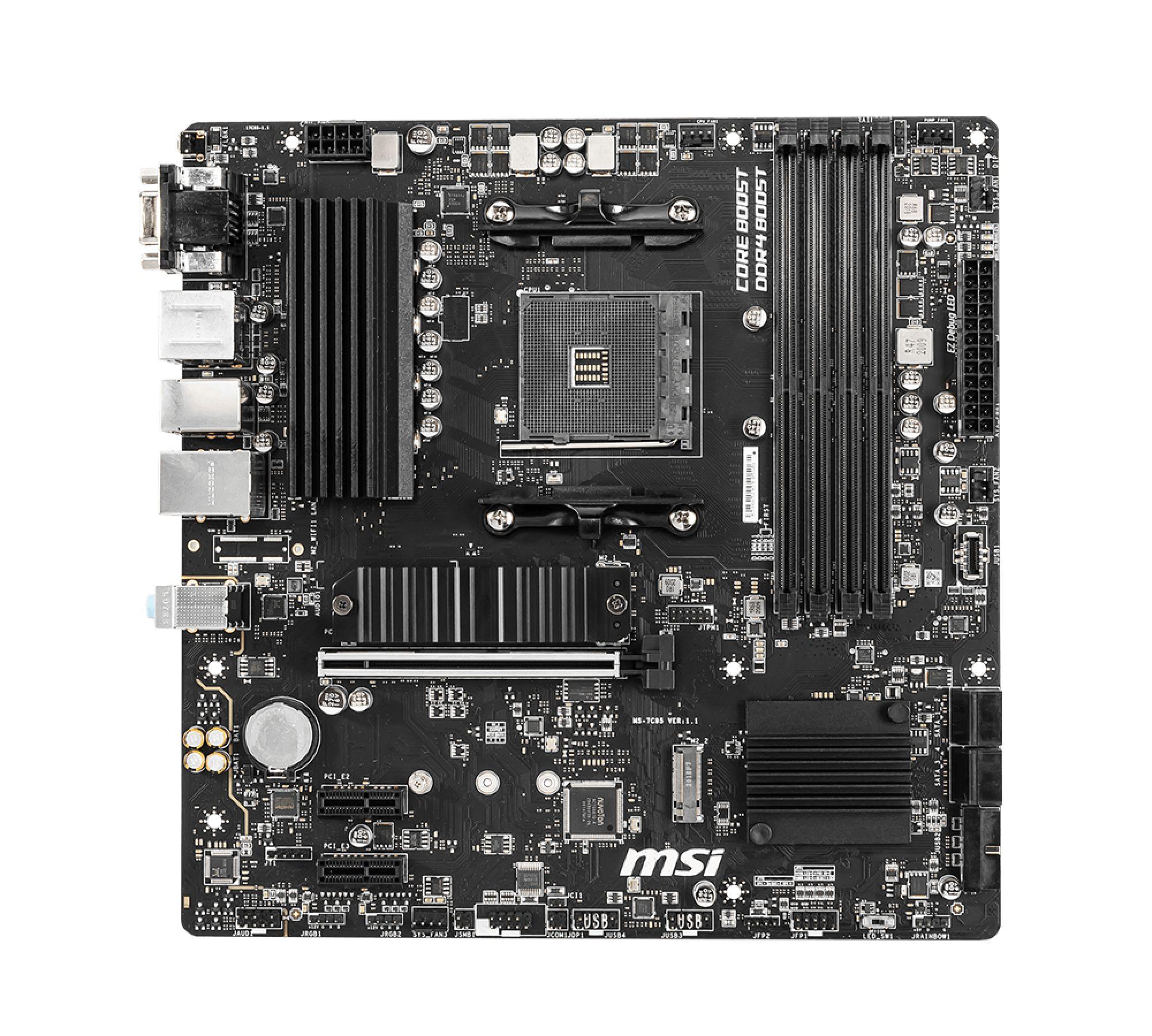 Motherboard MSI B550M PRO-VDH (AM4 - AMD Ryzen 3000 Series - Micro-ATX) — miniatura 4