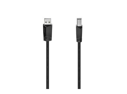Cabo USB HAMA 00200602 (1,5 m - USB B - USB A - Preto)