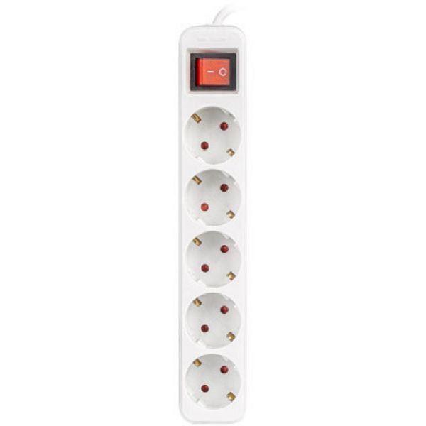 Extensão Elétrica LANBERG PS1-05F-0300-W (3 m - Uni-Schuko CEE 7/7 - Schuko CEE 7/3 - Branco), miniatura 2
