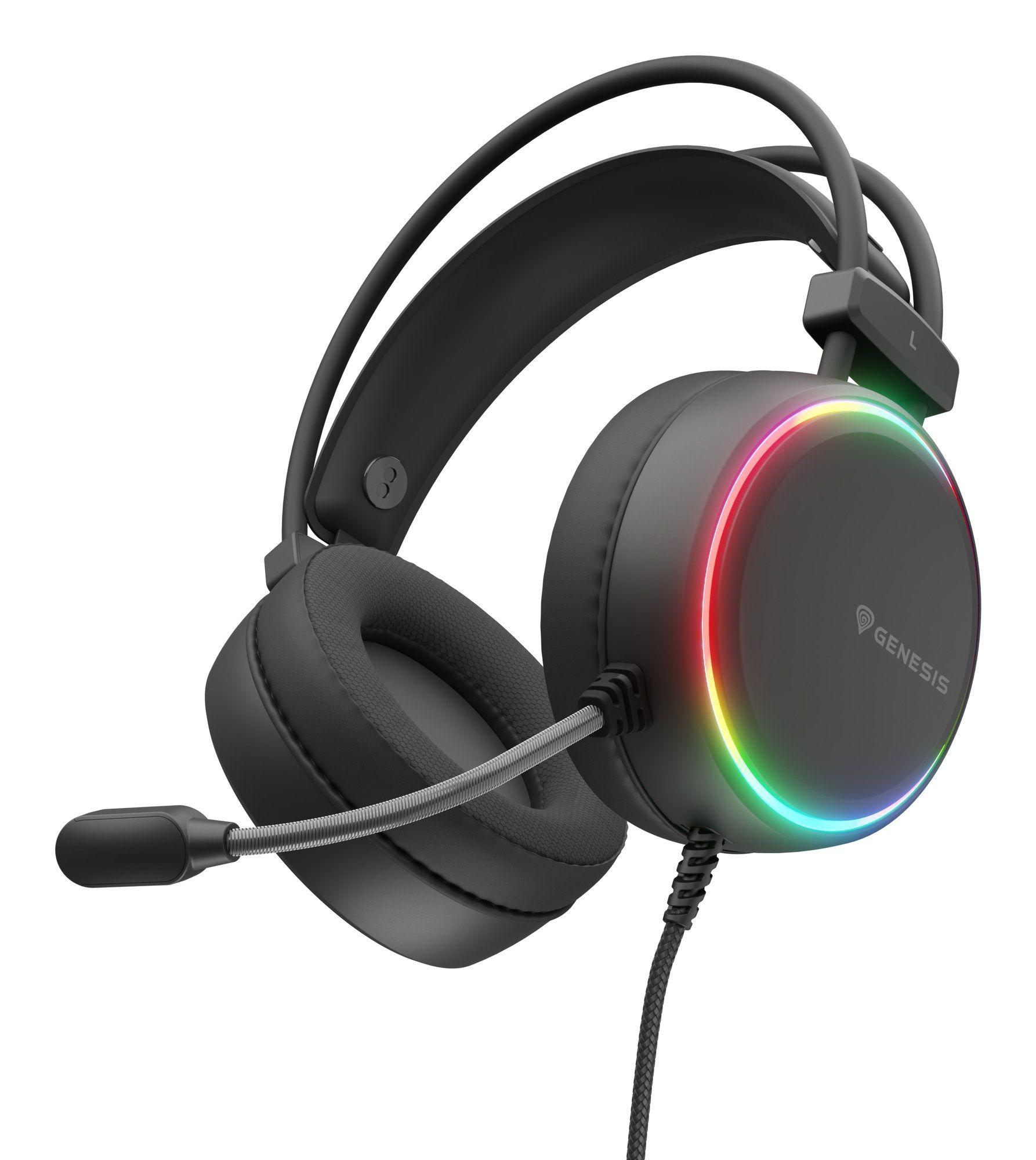 Headset Gaming GENESIS Neon 613 G2 (Binaural - Com fios - Circum-aural - Preto) — miniatura 3