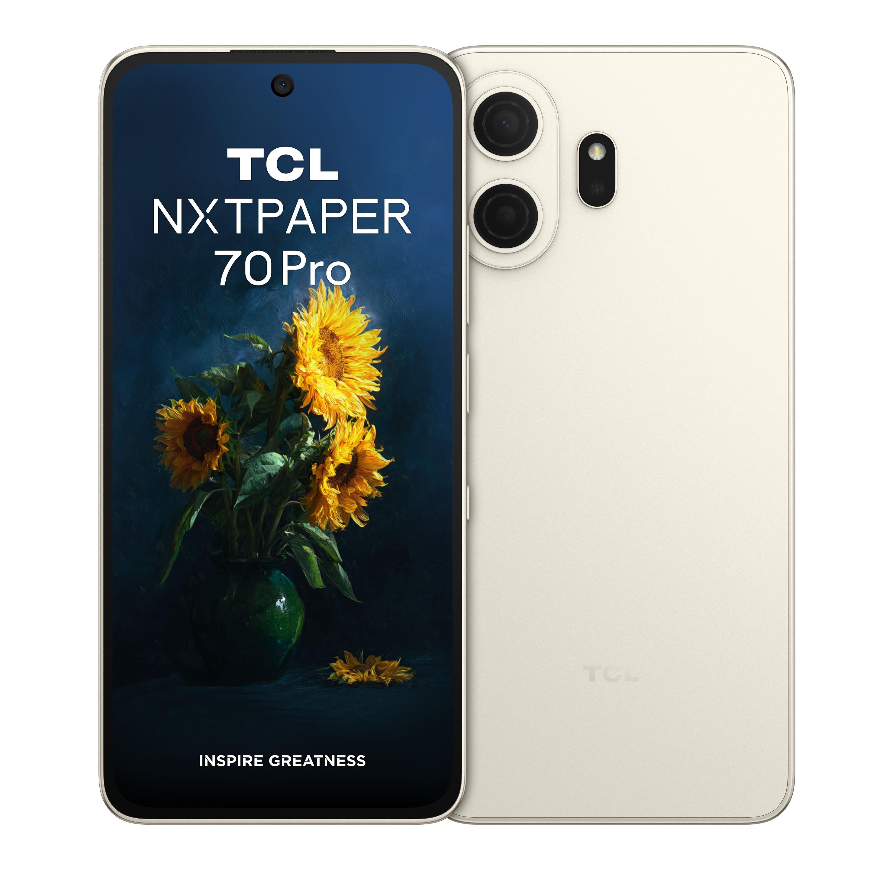 Smartphone TCL 70 NXTPAPER Pro 5G (8GB/256GB - 6,9" - Dourado)