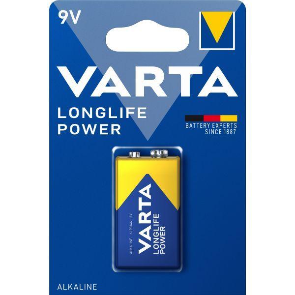 Pilha Alcalina VARTA 6LR61 6LP3146 Longlife Power (Azul)