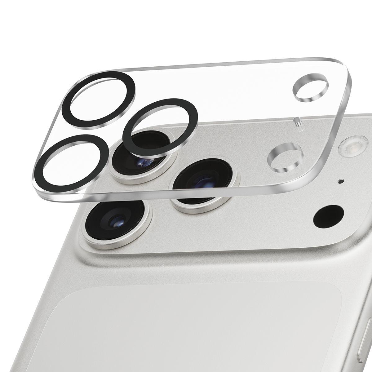 Protetor de Lentes de Câmara PANZERGLASS PicturePerfect iPhone 17 Pro Max (Apple iPhone 17 Pro Max - Apple - Vidro temperado, Silicone - Transparente)