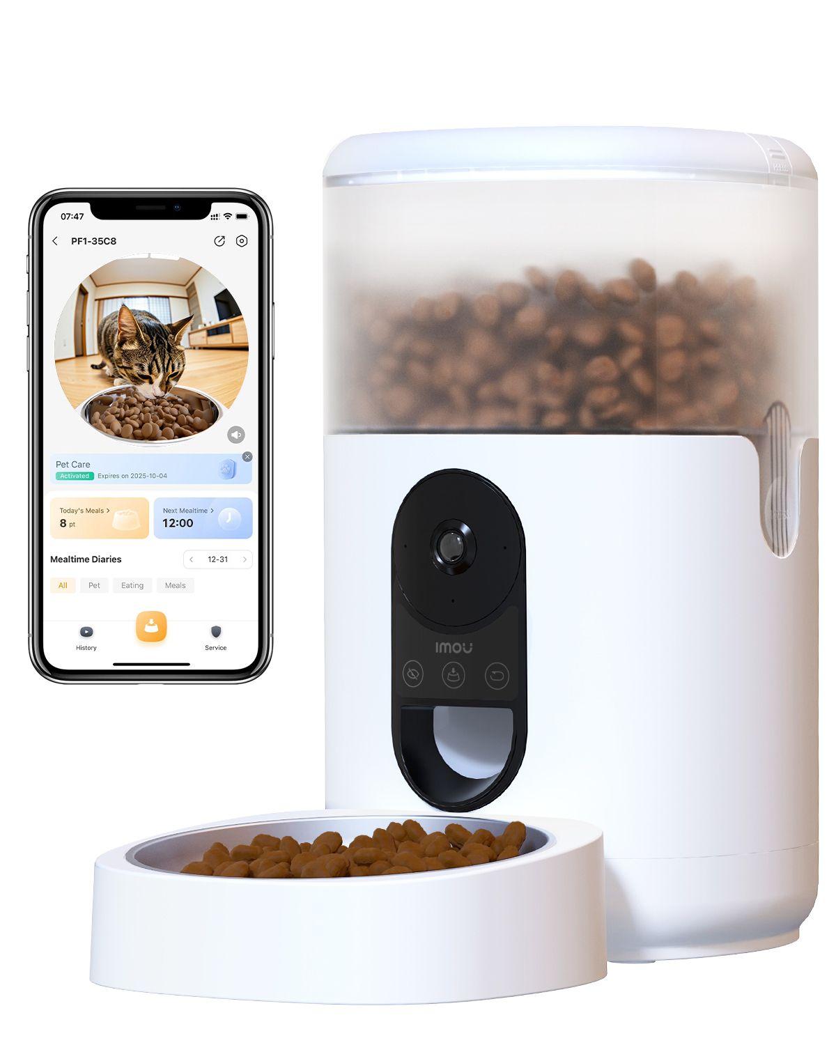 Comedouro IMOU PF1 (4L - Câmara 4MP 2.5K - Branco) — miniatura 8
