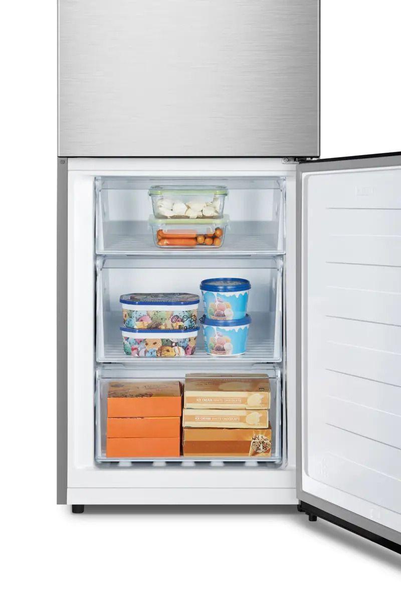 Frigorífico Combinado Independente HISENSE RB3N300NECA (304 L - 187,3x59,5x59 cm - 187 cm - Cinzento/Inox) — miniatura 6