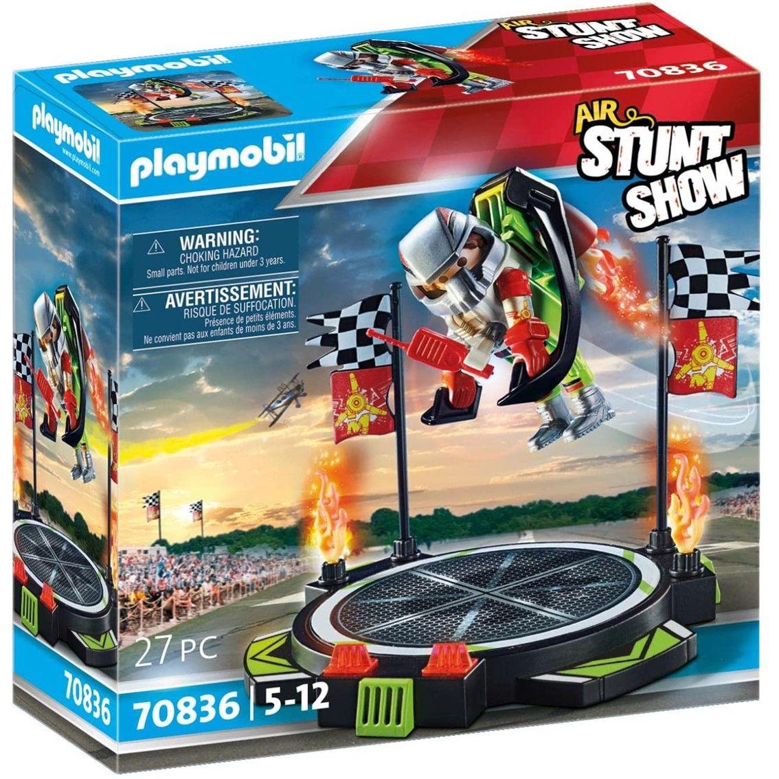 Conjunto de Brinquedo PLAYMOBIL 70836 Air Stuntshow (5 anos - Multicor)