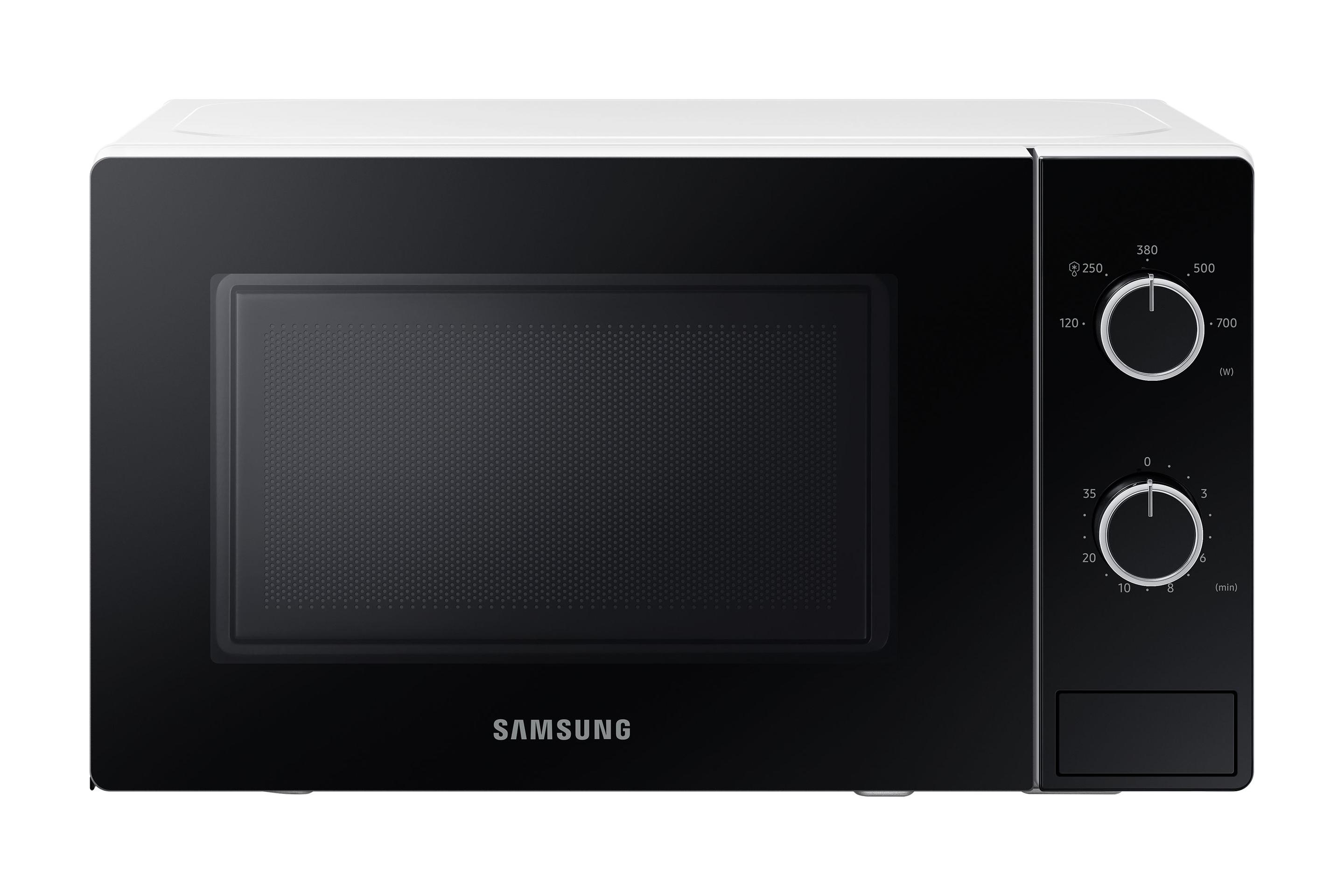 Micro-ondas Independente SAMSUNG MS20A3010AH/EG (Altura 25,9 cm - Preto e Branco)