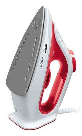 Ferro a Vapor BRAUN TexStyle 1 SI1019RD (1900 W - 0,22 l - Base antiaderente - Vermelho), miniatura 2