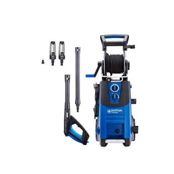 Lavadora de Alta Pressão NILFISK Premium 180-10 (Altura 95,5 cm - Azul e Preto)