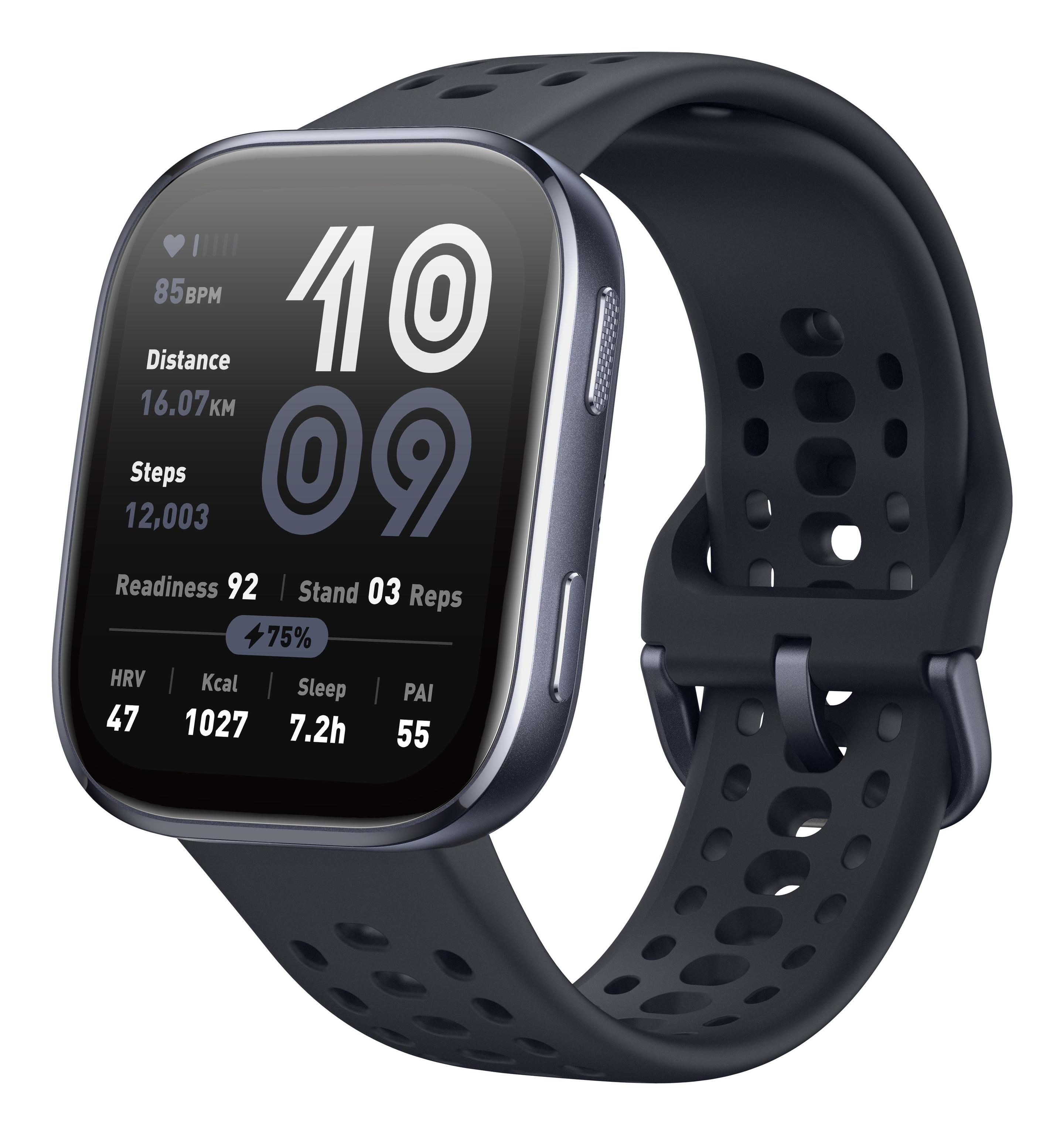 Smartwatch AMAZFIT Bip 6 (Quadrada - Amazfit OS - OLED - Preto) — miniatura 4