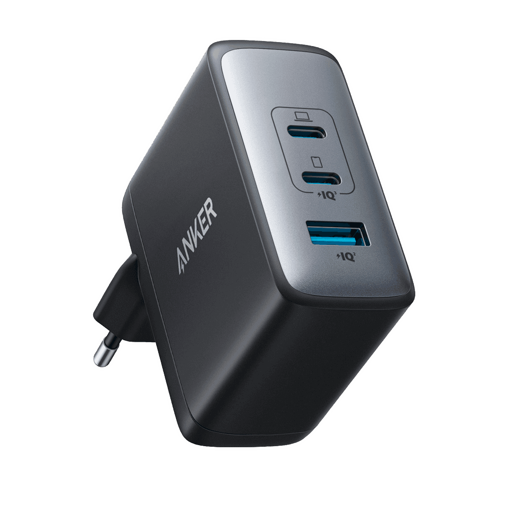 Carregador USB de Parede ANKER 736 Nano II (100 W - GaN II - Android, iOS - Preto)