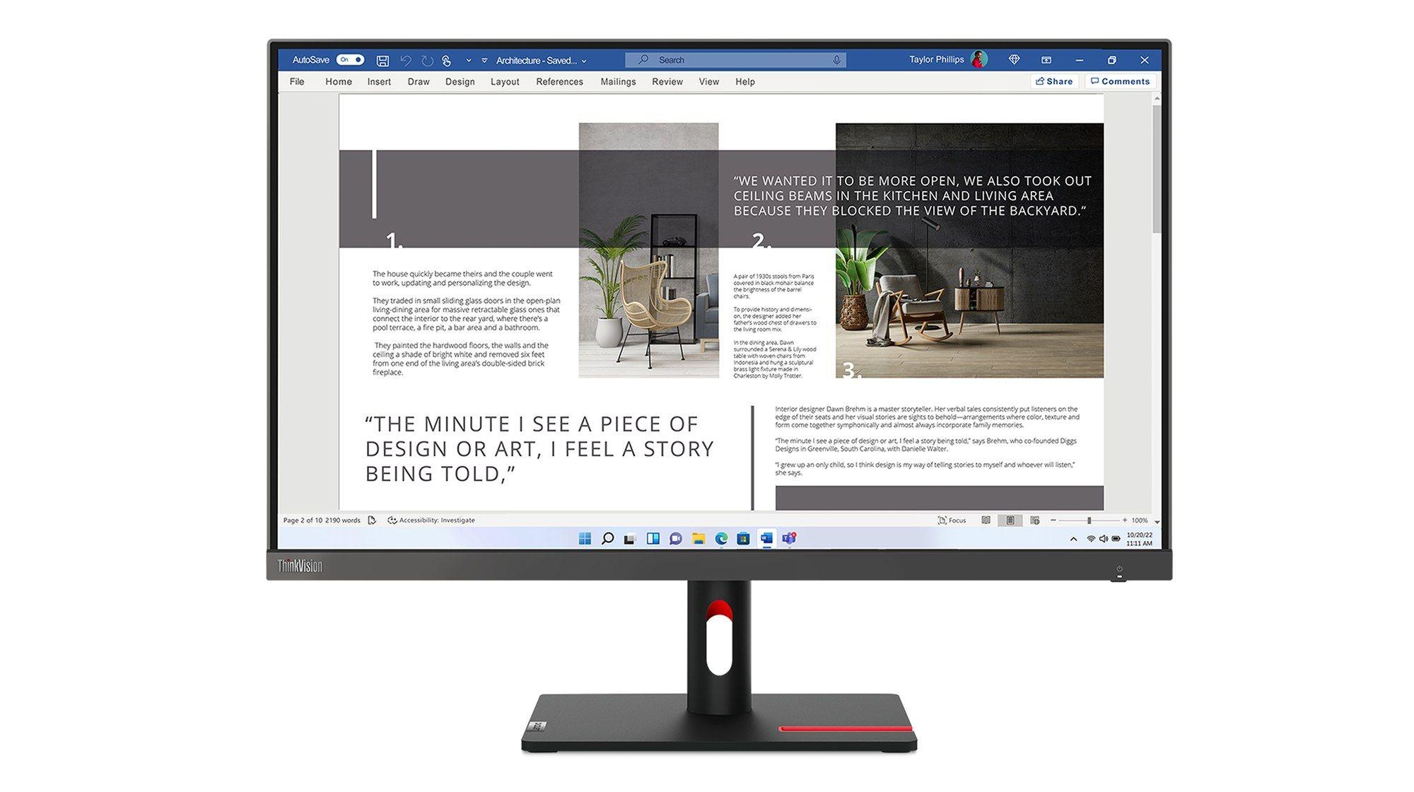 Monitor LENOVO ThinkVision S27i-30 (27" - IPS - 100 Hz - Cinzento)
