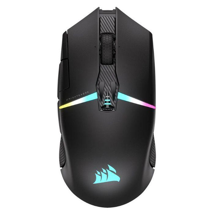 Rato CORSAIR NIGHTSABRE WIRELESS (Mão direita - Até 26000 DPI - Ótico - Preto), miniatura 2