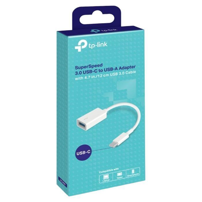 Adaptador USB-C para USB-A TP-LINK UC400 (0,133 m - USB C - USB A - Branco) — miniatura 3