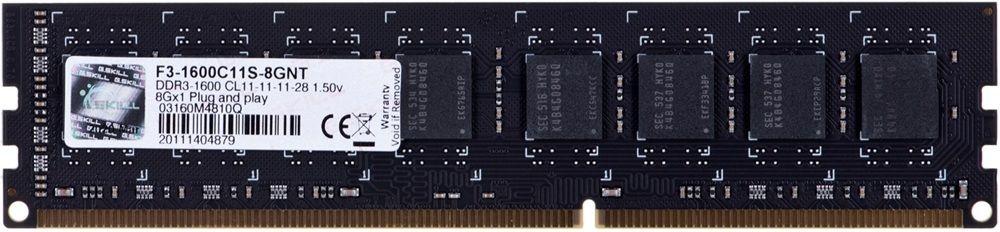Memória RAM G.SKILL F3-1600C11S-8GNT (1600 MHz - 8 GB - DIMM), miniatura 3