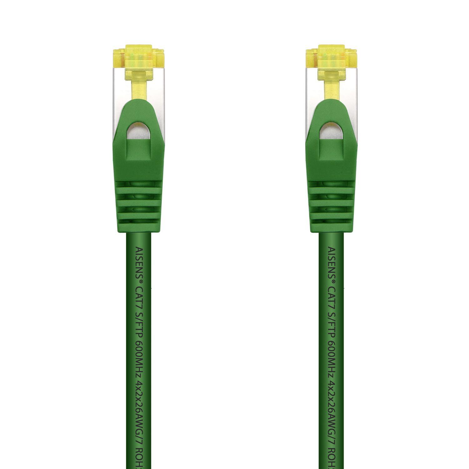 Cabo de Rede AISENS A146-0483 (2 m - Cat7 - RJ-45 - Verde)