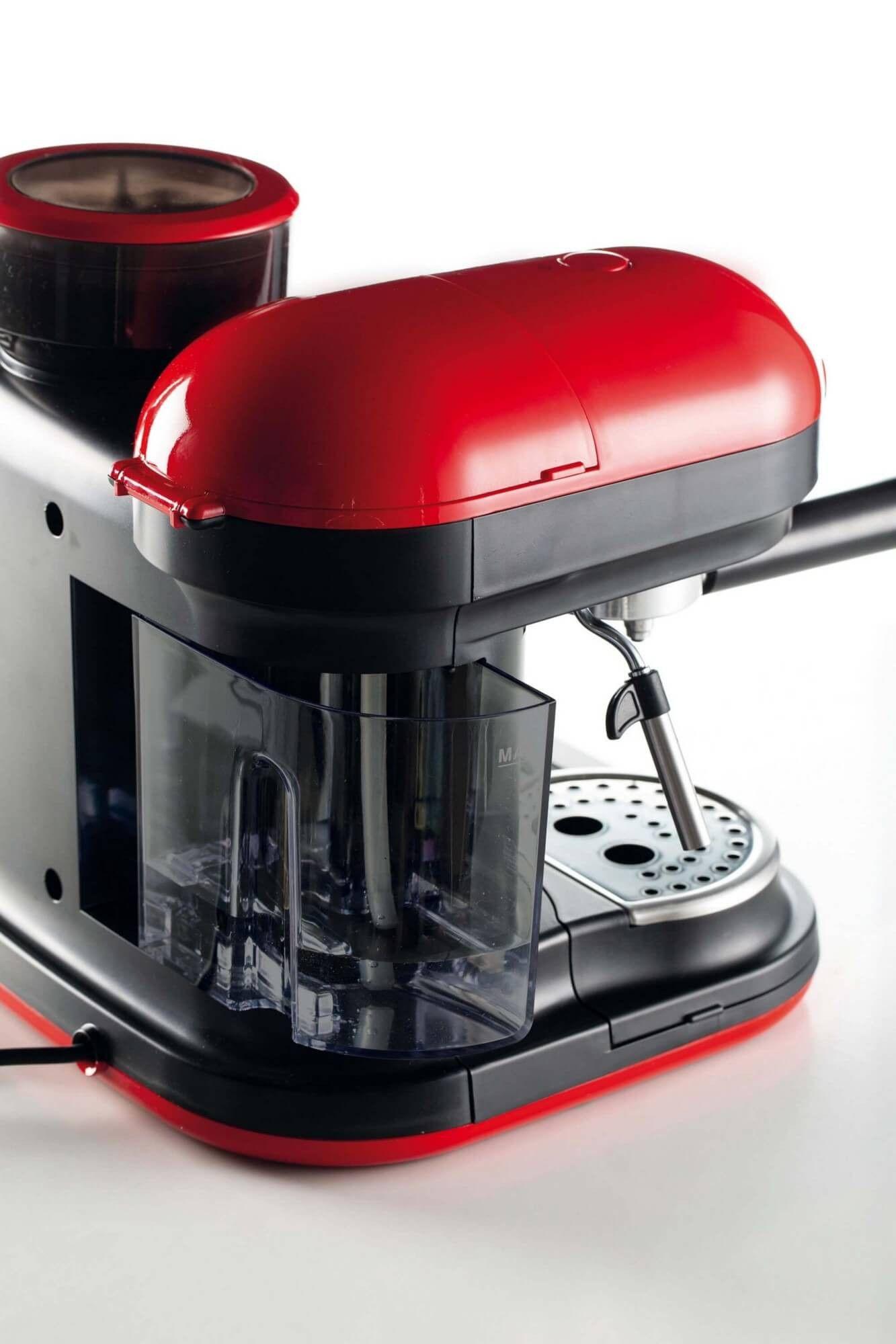 Máquina de Café Expresso Manual ARIETE Moderna 1318/00 (Café moído e grãos de café - 1080 W - 15 bar - Vermelho), miniatura 6