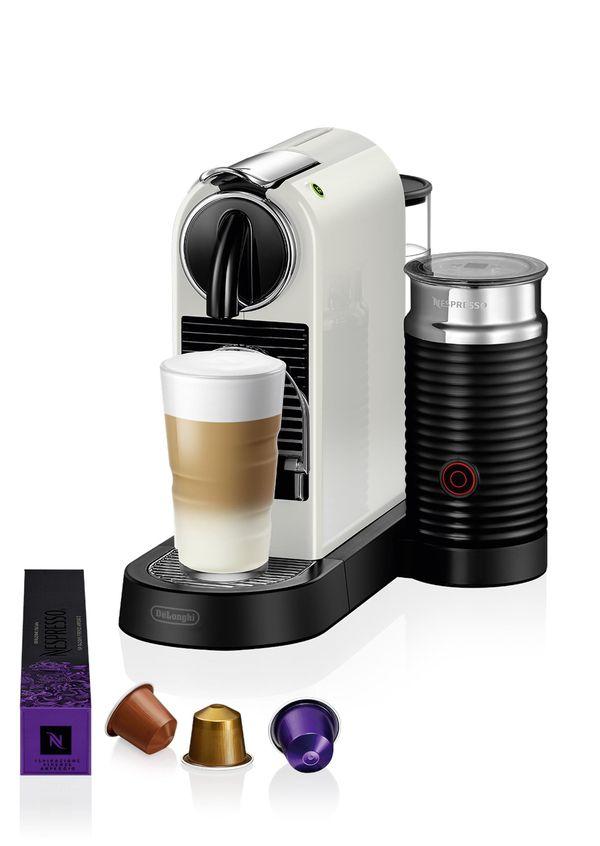 Máquina de Café de Cápsulas DE'LONGHI EN267.WAE CitiZ & Milk (Cápsula de café - 1710 W - 19 bar - Branco)