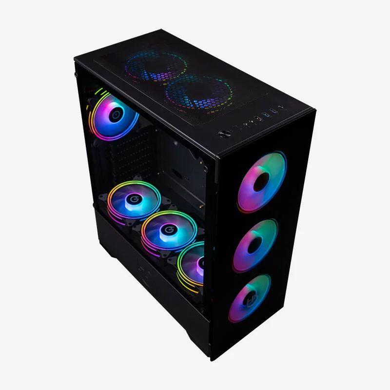 Caixa PC HIDITEC Z20 AURA (ATX, ITX, micro ATX - Midi Tower - ATX, micro-ATX, ITX - Preto) — miniatura 5