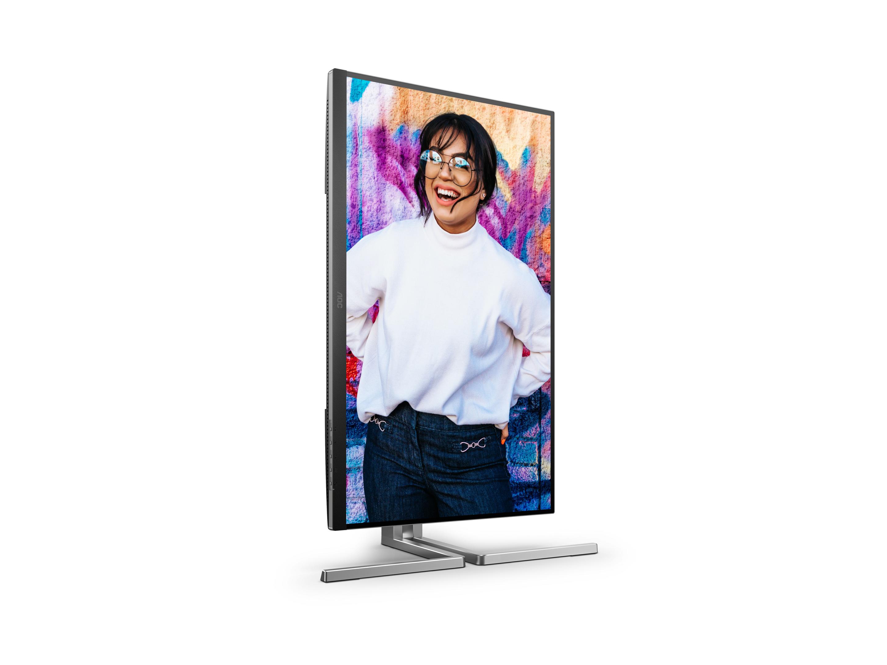 Monitor AOC Graphic Pro Q27U3CV (27" - IPS Quantum Dot - 75 Hz - Preto) — miniatura 8